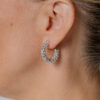 Dahlia earrings Silver